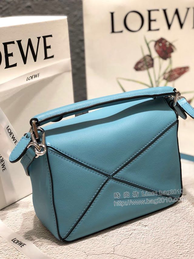 LOEWE爆款包包 羅意威迷你mini puzzle幾何拼接手提斜挎包 10173  tcl1172